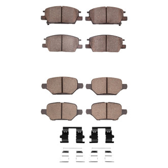 R1 Concepts® - Ceramic Front and Rear Brake Pad Set