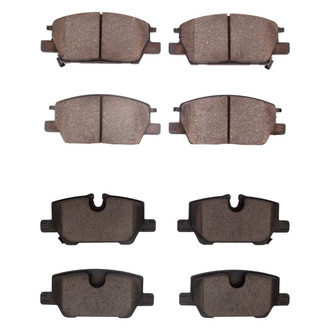 R1 Concepts® - Ceramic Front and Rear Brake Pad Set