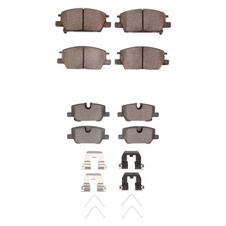 R1 Concepts® - Ceramic Front and Rear Brake Pad Set