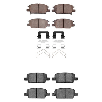 R1 Concepts® - Ceramic Front and Rear Brake Pad Set