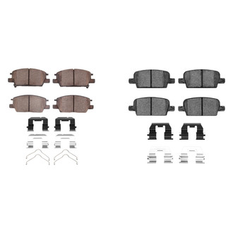 R1 Concepts® - Ceramic Front and Rear Brake Pad Set