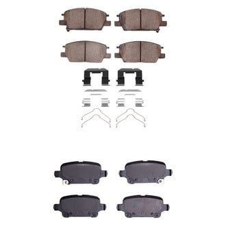 R1 Concepts® - Ceramic Front and Rear Brake Pad Set