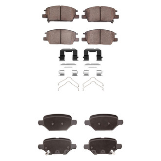 R1 Concepts® - Ceramic Front and Rear Brake Pad Set