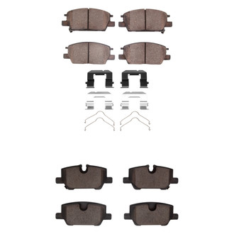 R1 Concepts® - Ceramic Front and Rear Brake Pad Set