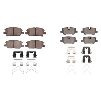 R1 Concepts® - Ceramic Front and Rear Brake Pad Set