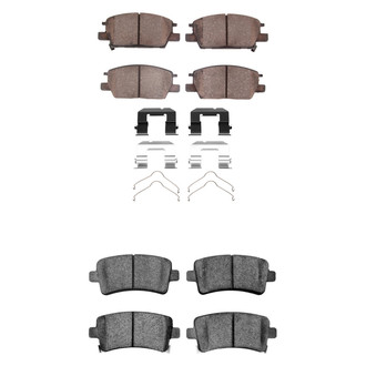 R1 Concepts® - Ceramic Front and Rear Brake Pad Set