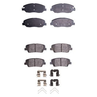 R1 Concepts® - Ceramic Front and Rear Brake Pad Set