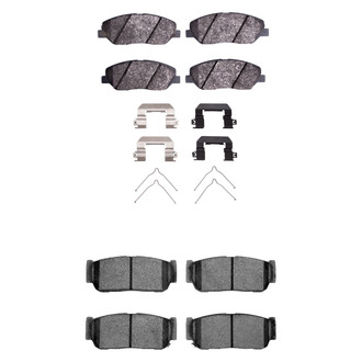 R1 Concepts® - Ceramic Front and Rear Brake Pad Set