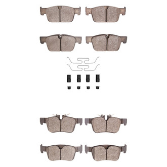 R1 Concepts® - Ceramic Front and Rear Brake Pad Set
