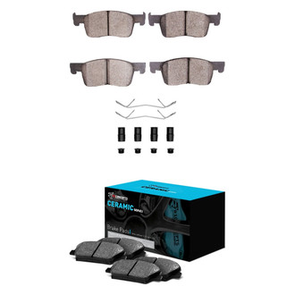 R1 Concepts® - Ceramic Front and Rear Brake Pad Set
