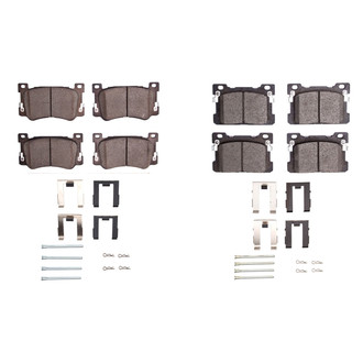 R1 Concepts® - Ceramic Front and Rear Brake Pad Set