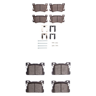 R1 Concepts® - Ceramic Front and Rear Brake Pad Set