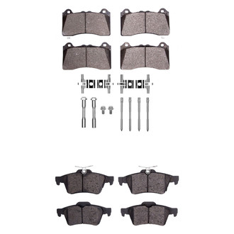 R1 Concepts® - Ceramic Front and Rear Brake Pad Set