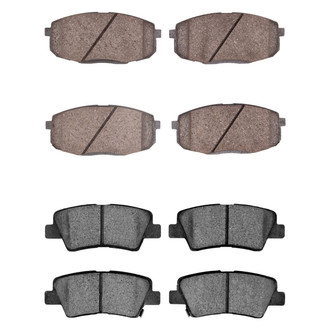 R1 Concepts® - Ceramic Front and Rear Brake Pad Set