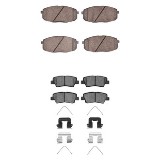 R1 Concepts® - Ceramic Front and Rear Brake Pad Set
