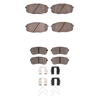 R1 Concepts® - Ceramic Front and Rear Brake Pad Set
