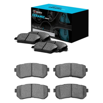 R1 Concepts® - Ceramic Front and Rear Brake Pad Set