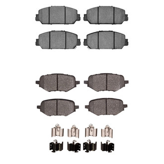 R1 Concepts® - Ceramic Front and Rear Brake Pad Set