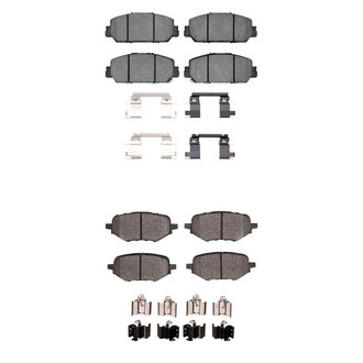 R1 Concepts® - Ceramic Front and Rear Brake Pad Set