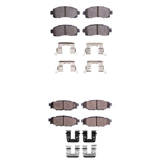 R1 Concepts® - Ceramic Front and Rear Brake Pad Set