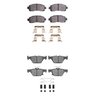 R1 Concepts® - Ceramic Front and Rear Brake Pad Set