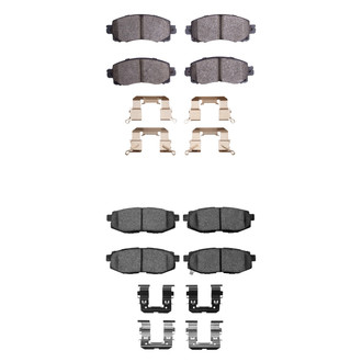 R1 Concepts® - Ceramic Front and Rear Brake Pad Set