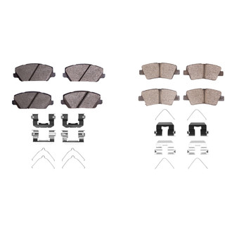 R1 Concepts® - Ceramic Front and Rear Brake Pad Set