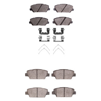 R1 Concepts® - Ceramic Front and Rear Brake Pad Set