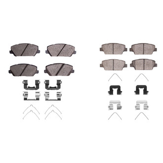 R1 Concepts® - Ceramic Front and Rear Brake Pad Set