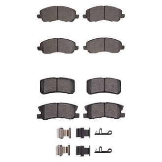 R1 Concepts® - Ceramic Front and Rear Brake Pad Set