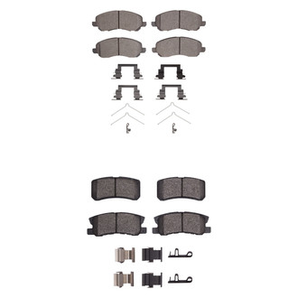 R1 Concepts® - Ceramic Front and Rear Brake Pad Set