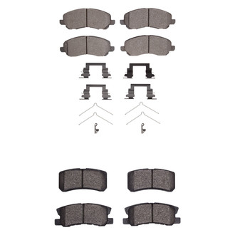 R1 Concepts® - Ceramic Front and Rear Brake Pad Set