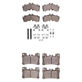 R1 Concepts® - Ceramic Front and Rear Brake Pad Set