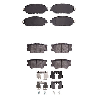 R1 Concepts® - Ceramic Front and Rear Brake Pad Set