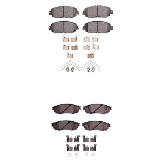 R1 Concepts® - Ceramic Front and Rear Brake Pad Set