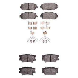 R1 Concepts® - Ceramic Front and Rear Brake Pad Set