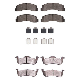 R1 Concepts® - Ceramic Front and Rear Brake Pad Set