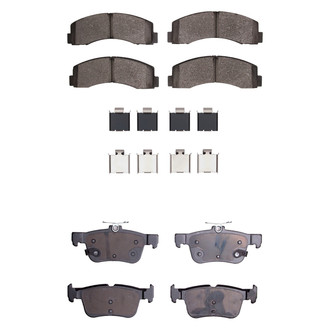 R1 Concepts® - Ceramic Front and Rear Brake Pad Set