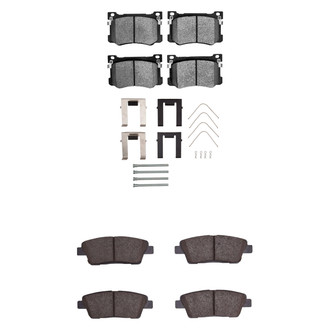 R1 Concepts® - Ceramic Front and Rear Brake Pad Set