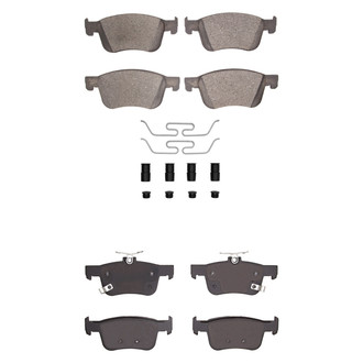R1 Concepts® - Ceramic Front and Rear Brake Pad Set
