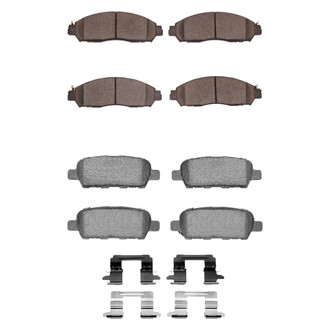 R1 Concepts® - Ceramic Front and Rear Brake Pad Set