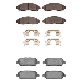 R1 Concepts® - Ceramic Front and Rear Brake Pad Set