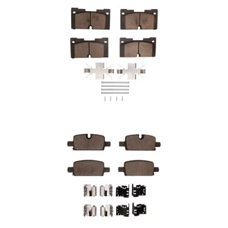R1 Concepts® - Ceramic Front and Rear Brake Pad Set