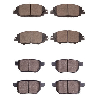 R1 Concepts® - Ceramic Front and Rear Brake Pad Set