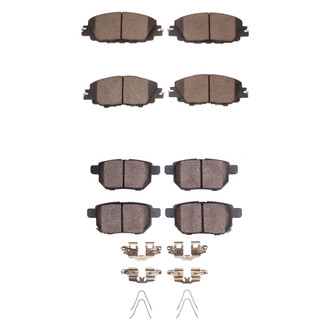 R1 Concepts® - Ceramic Front and Rear Brake Pad Set