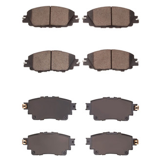 R1 Concepts® - Ceramic Front and Rear Brake Pad Set