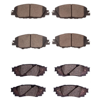 R1 Concepts® - Ceramic Front and Rear Brake Pad Set