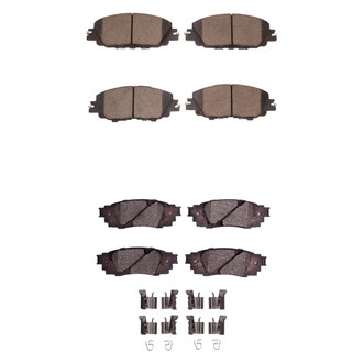 R1 Concepts® - Ceramic Front and Rear Brake Pad Set
