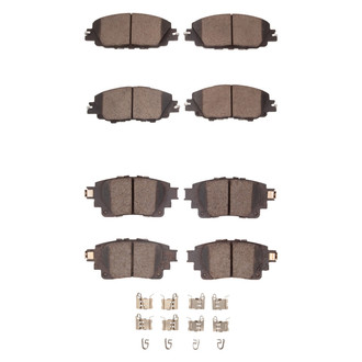 R1 Concepts® - Ceramic Front and Rear Brake Pad Set