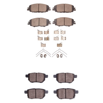 R1 Concepts® - Ceramic Front and Rear Brake Pad Set